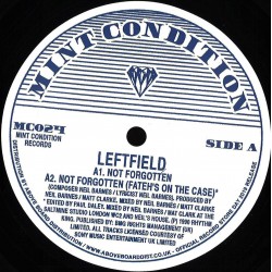 Leftfield - Not Forgotten (Record Store Day 2019)