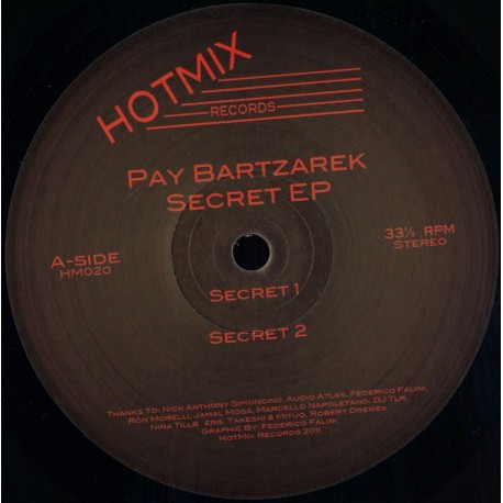 Pay Bartzarek - Secret Ep